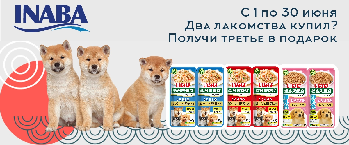 Inaba TWINS: акция 2 + 1