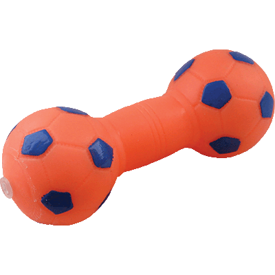 Игрушка "Гантель футбольная малая" 14см Зооник (1611)