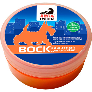 Воск (Айда гулять) 100г защитный для лап собак Воск (Айда гулять) 100г защитный для лап собак