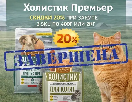 Деревенские лакомства Холистик Премьер: скидка 20%