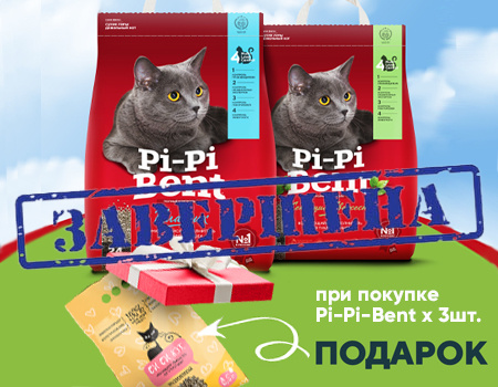 Pi-Pi-Bent: при закупе 3шт. — в подарок 2 шт. СиСиКэт Pi-Pi-Bent: при закупе 3шт. — в подарок 2 шт. СиСиКэт