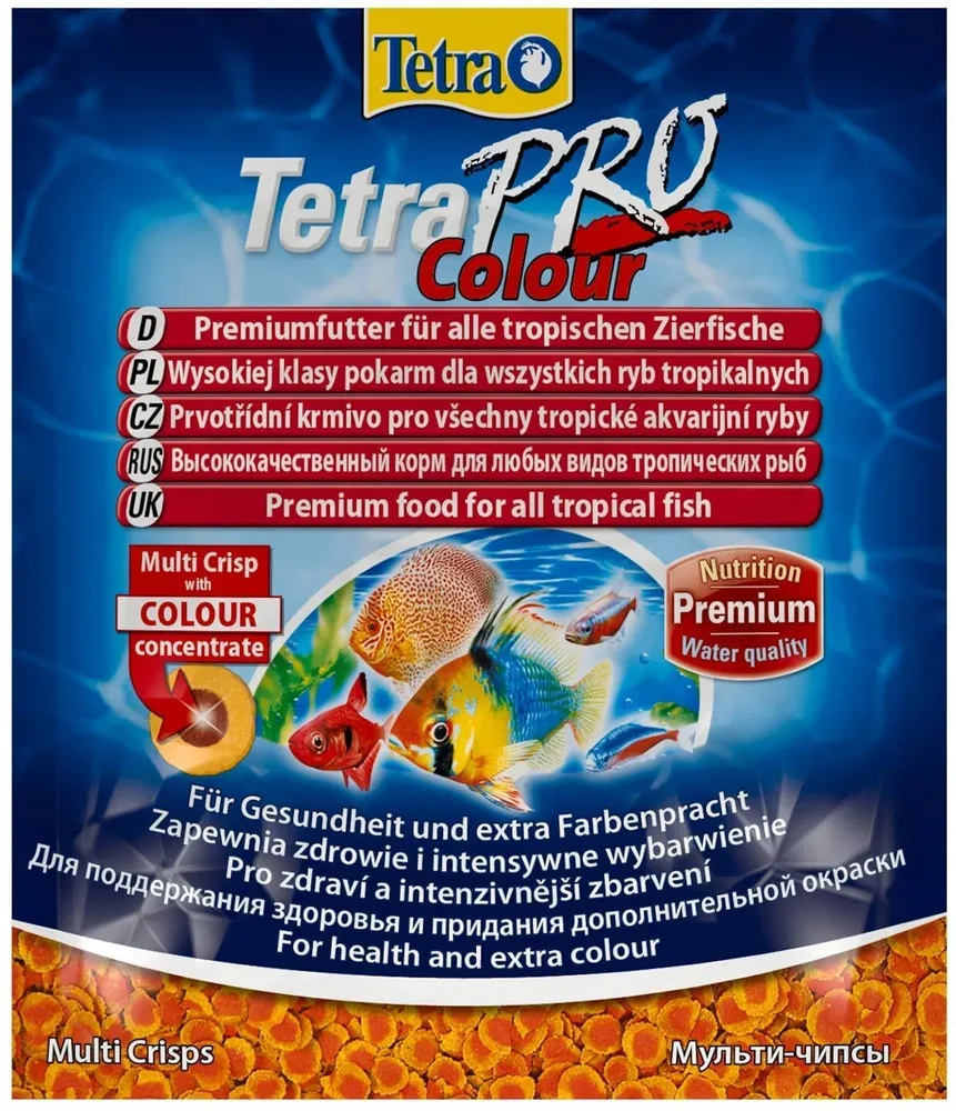 Tetra Pro Energy Multi Crisp 10л корм чипсы улучшенная формула для