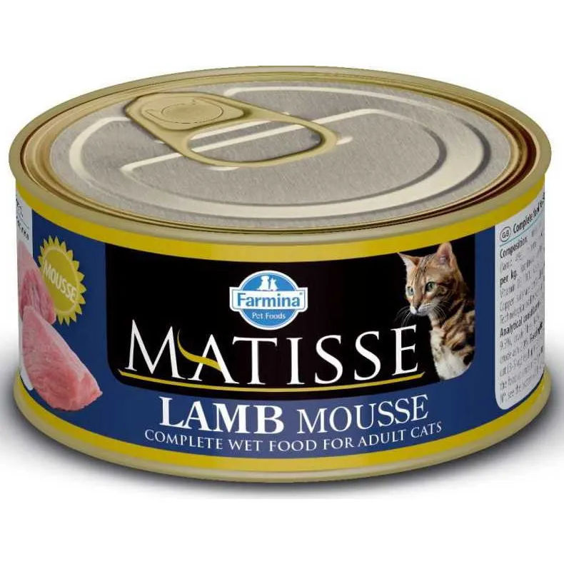 Farmina (Фармина) Matisse 0,085кг мусс с ягненком консервы для кошек  (4832), купить оптом в Москве, цена, характеристики, описание - Симбио -  ЗооЛэнд