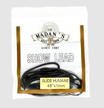 Ринговка-мартингал (MADAN) MSLSH-S-1 1 мм, 23 см, хлопковая, с зажимом, шоколад