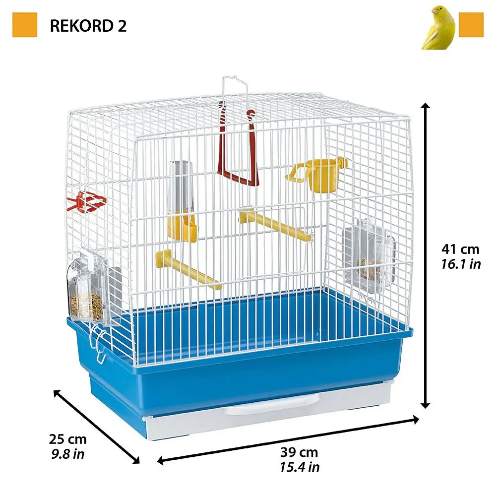 Клетка (Ferplast) Rekord 2, (40*25*41) белая для птиц, купить оптом в  Москве, цена, характеристики, описание - Симбио - ЗооЛэнд