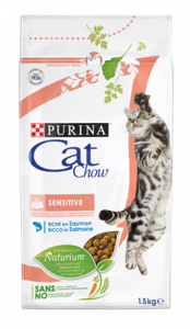 Кэт Чау (Cat Chow) 1,5кг дом. птица+лосось (чувств. пищевар.) сухой д/кошек (845445) фото Кэт Чау (Cat Chow) 1,5кг дом. птица+лосось (чувств. пищевар.) сухой д/кошек (845445) фото