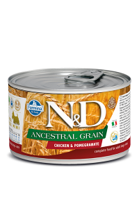 Farmina (Фармина) N&D Low Grain Dog 0,140кг курица гранат консервы для собак мини (102437) 6 шт/уп