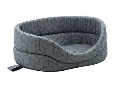 Лежанка (Зооэкспресс) "Геометрия" №5 750555 58*43*18 см серый