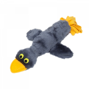 Игрушка (Зооник) Утка с пищиком, бутылка (260*70*440) серая фото