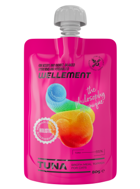 Wellement 0,08кг Тунец жидкий топпинг для кошек фото Wellement 0,08кг Тунец жидкий топпинг для кошек фото
