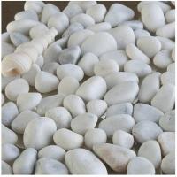 Грунт (Лаурон) галька мраморная белая 0.8кг (ф 8-15)