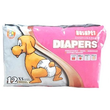 Подгузники (Hush Pet) для собак XS 2-4кг уп.12шт фото