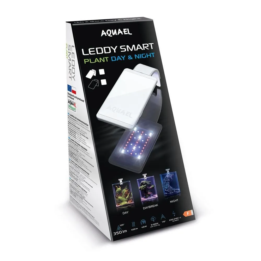 Светильник (AQUAEL) Leddy Smart Sunny Day&Night 4,8Вт белый, купить  оптом в Москве, цена, характеристики, описание - Симбио - ЗооЛэнд