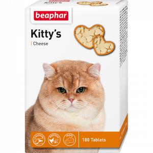 Кормовая витаминная добавка (Beaphar) Kitty's с сыром 180шт, для кошек (12594) фото Кормовая витаминная добавка (Beaphar) Kitty's с сыром 180шт, для кошек (12594) фото