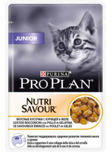 Проплан Nutri Savour Junior 85г курица в желе д/котят (347151) фото Проплан Nutri Savour Junior 85г курица в желе д/котят (347151) фото