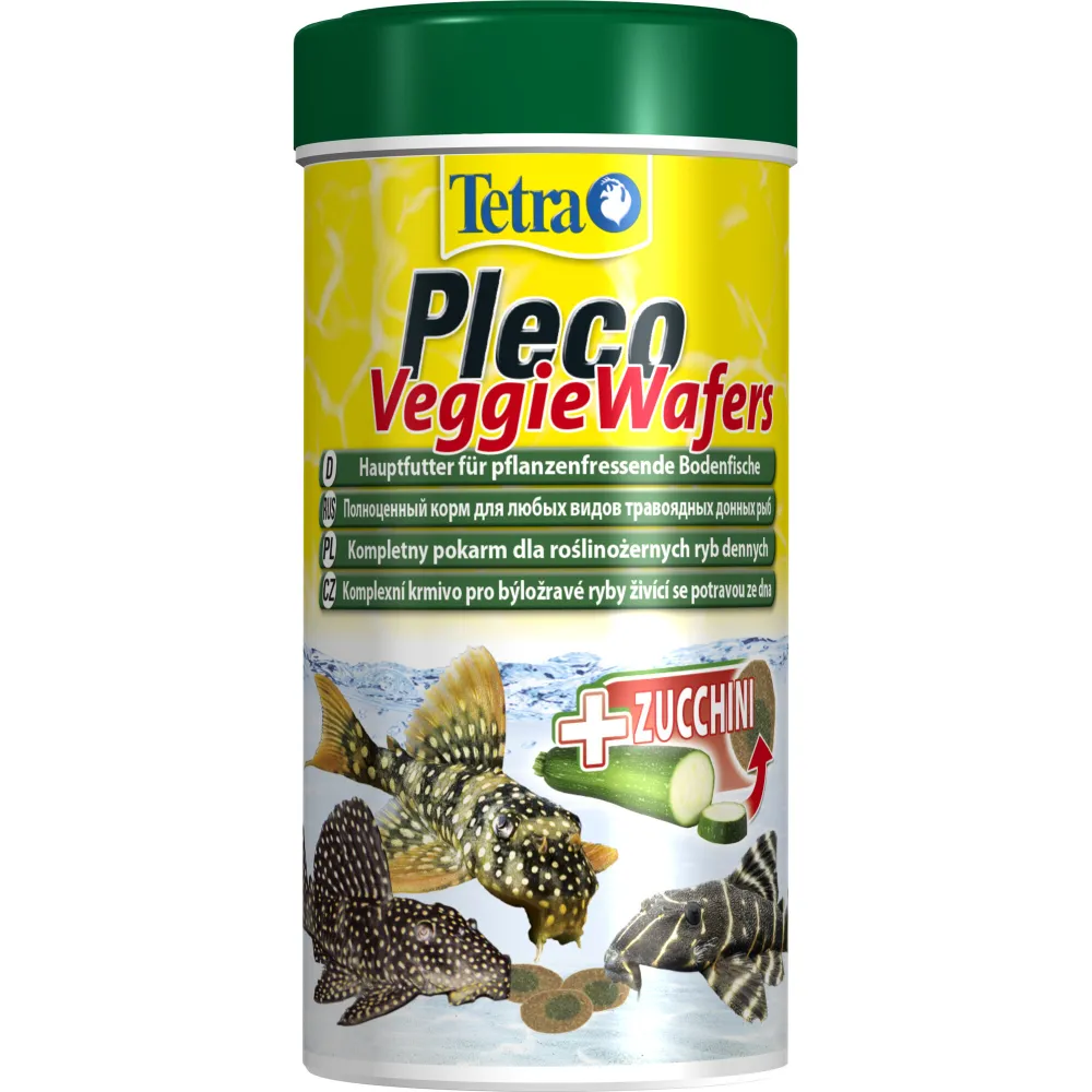 Tetra Pleco Veggie Wafers 0,25л корм для травоядных сомов, пластинки,  купить оптом в Москве, цена, характеристики, описание - Симбио - ЗооЛэнд