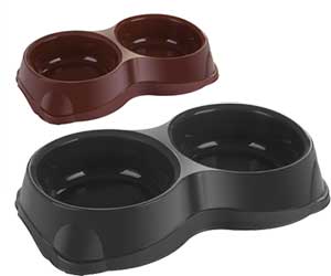 Миска (DD Style) 249 для животных 2*250мл цвет в ассортименте
