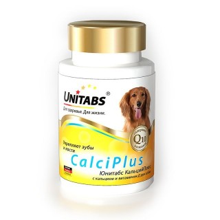 яяЮнитабс CalciPlus кальций, фосфор, витамин Д д/собак 100таб U104 фото