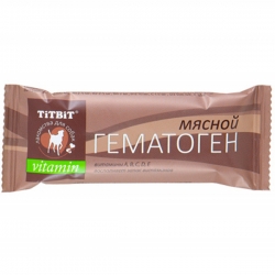 TiTBiT 0,035кг гематоген мясной vitamin 1шт. 