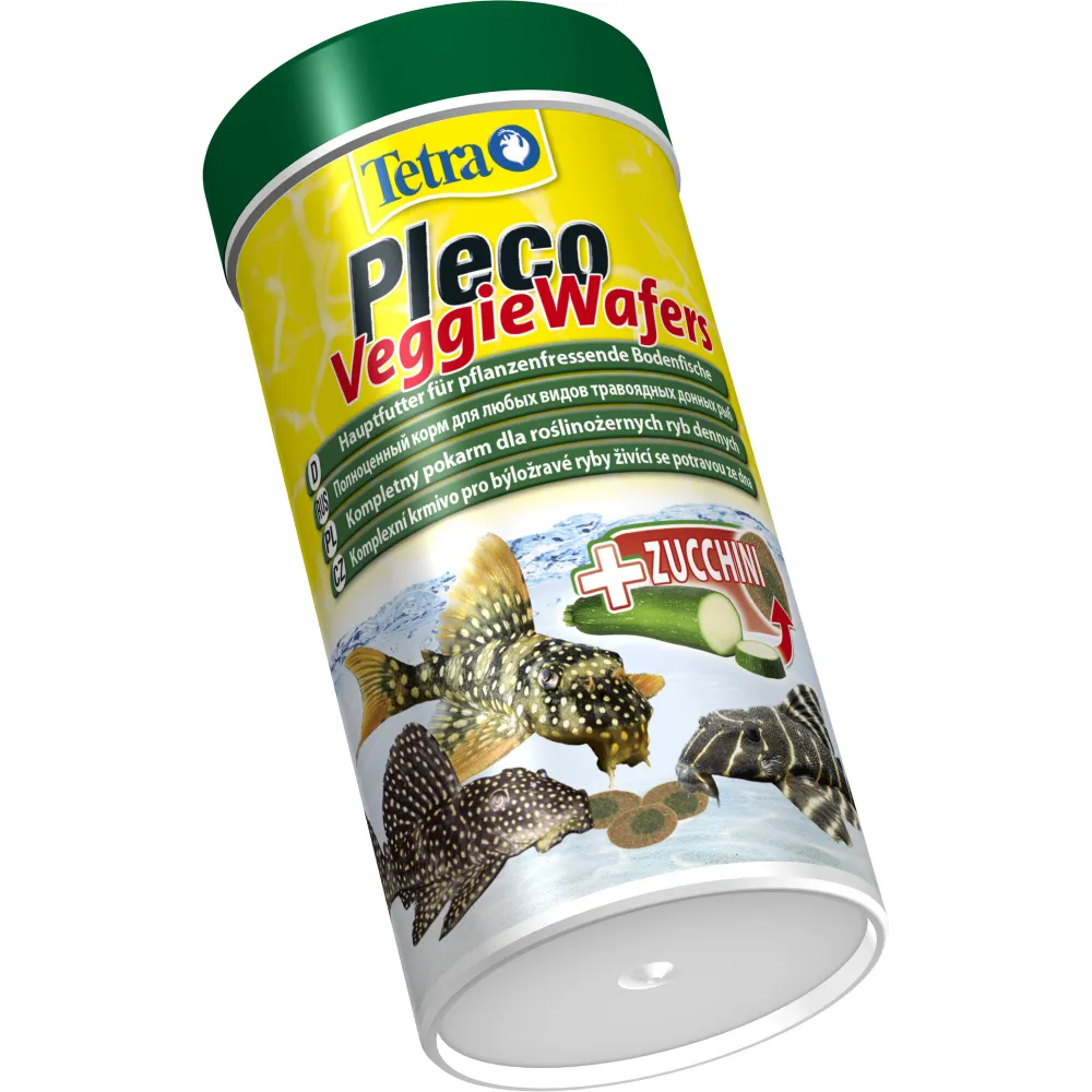 Tetra Pleco Veggie Wafers 0,25л корм для травоядных сомов, пластинки,  купить оптом в Москве, цена, характеристики, описание - Симбио - ЗооЛэнд