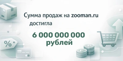 Новый рекорд в продажах: 6 млрд. руб. на платформе zooman.ru