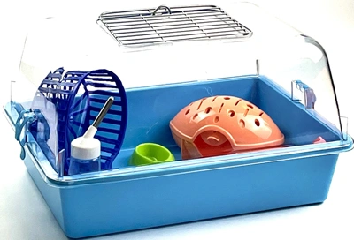 Террариум (Зооэкспресс) 15026 большой с металлической дверкой с комплектацией прозрачный 42*30,5*22,5 см