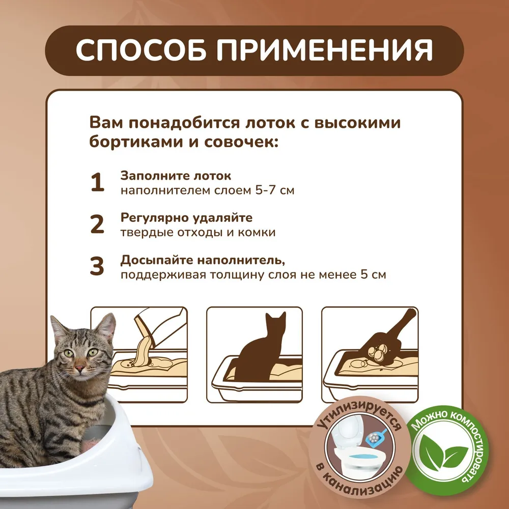 Наполнитель (Cat Step) Tofu Original 12л (5,40кг) растительный комкующийся  для кошек, купить оптом в Москве, цена, характеристики, описание - Симбио -  ЗооЛэнд