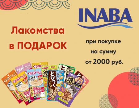 Inaba: подарок при закупе от 2000 руб. Inaba: подарок при закупе от 2000 руб.