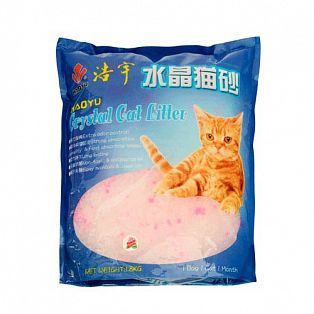 Наполнитель Crystal Cat 1,8кг (Цветочный) силикагель Наполнитель Crystal Cat 1,8кг (Цветочный) силикагель