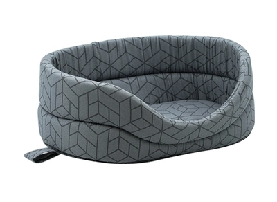Лежанка (Зооэкспресс) "Геометрия" №6 750565 68*52*19 см серый
