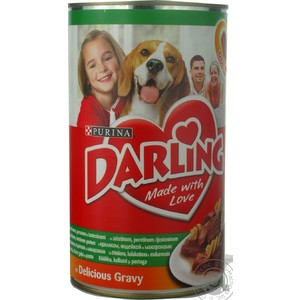 DARLING Д/Собак Конс Курица Индейка №1  ж/б  1200 гр * 12 шт DARLING Д/Собак Конс Курица Индейка №1  ж/б  1200 гр * 12 шт