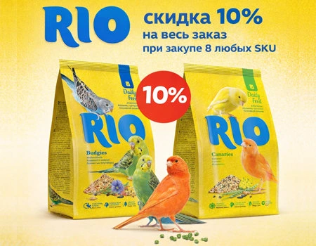 RIO: дополнительная скидка 10% при заказе 8 SKU