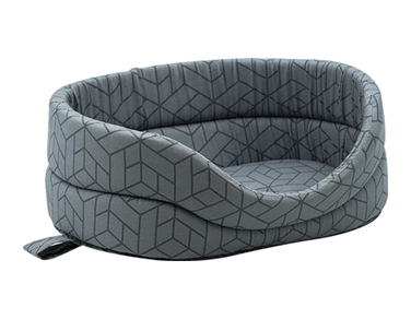 Лежанка (Зооэкспресс) "Геометрия" №4 750545 53*38*18 см серый