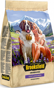 Brooksfield Adult Dog Large Breed 12кг курица и рис сухой для крупных пород собак фото
