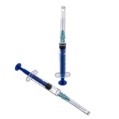 Шприц  MedAim 2мл инъек. однократного применения 3-х компонентный с иглой 0,63х32мм 23Gх1 1/4 фото