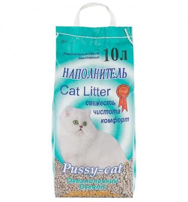 Наполнитель Pussy-cat 10л "Океанический" фото