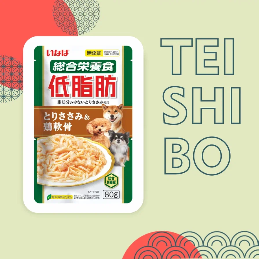 Inaba Teishibo 0,08кг Куриное филе и куриные хрящи пауч для собак фото