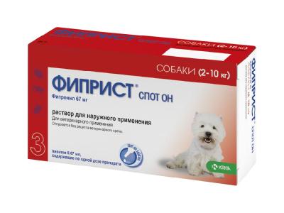 Фиприст спот он для собак 67 мг/0,67 см³, №1 (ЛИЦЕНЗИЯ) фото