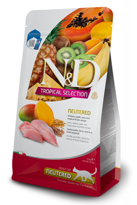 Farmina (Фармина) N&D Tropical Selection Cat 1,5кг курица для стерилизованных и кастрированных кошек (042200) фото Farmina (Фармина) N&D Tropical Selection Cat 1,5кг курица для стерилизованных и кастрированных кошек (042200) фото