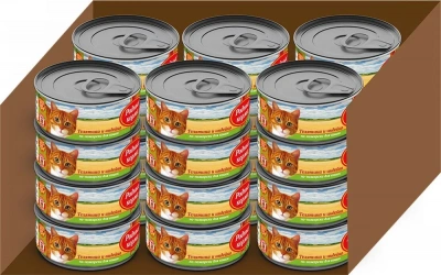 Родные корма 0,1кг телятина и индейка по-пожарски консервы для кошек (135771) фото