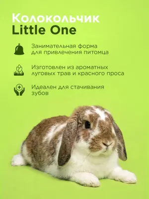 Little One 0,15кг Лакомство Колокольчик для всех видов грызунов фото