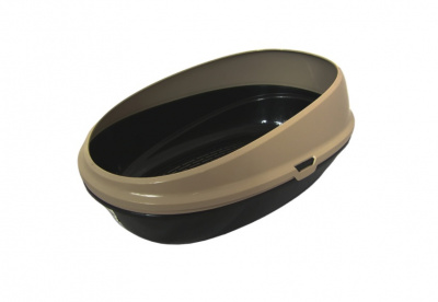 Туалет (BERGAMO) Pin-Up Luxo моккачино с сеткой 59*39,5*27см /30.31EBE05/