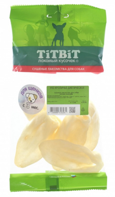 TiTBiT 0,015кг ухо кроличье диетическое - мягкая упаковка