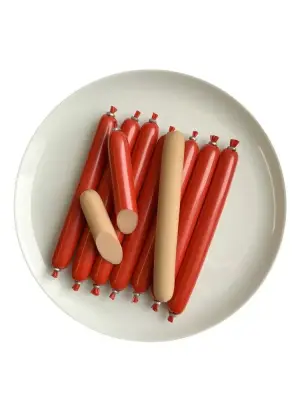 Деревенские лакомства колбаски Докторские 6*0,01кг с нежной говядиной для кошек (79217896) фото