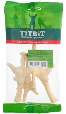 TiTBiT 0,045кг лапки куриные - мягкая уп. фото