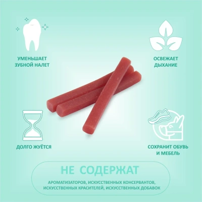 Biff 0,02кг Dent жевательный снек со вкусом ягненка для собак мини пород (16 шт) фото