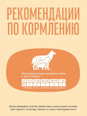Деревенские лакомства 0,055кг Уход за шерстью Сердечки из лосося с уткой для собак (79219821) фото