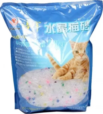 Наполнитель Crystal Cat 1,8кг силикагель 3,8л Наполнитель Crystal Cat 1,8кг силикагель 3,8л