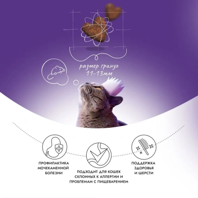 Best Dinner Adult Sterilized Cat 0,4кг ягненок и ягоды для стерилизованных сухой для кошек  фото