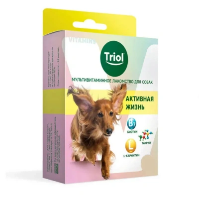 Triol 0,033кг лакомство мультивитаминное  Активная жизнь для собак фото